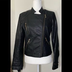 ELA collection faux leather jacket